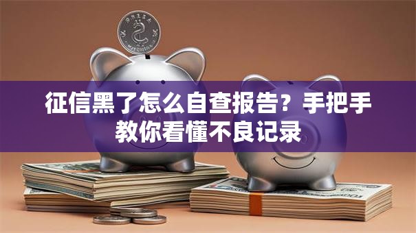 征信黑了怎么自查报告？手把手教你看懂不良记录