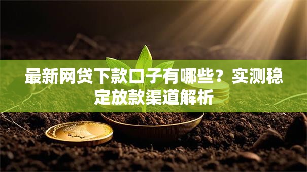 最新网贷下款口子有哪些？实测稳定放款渠道解析