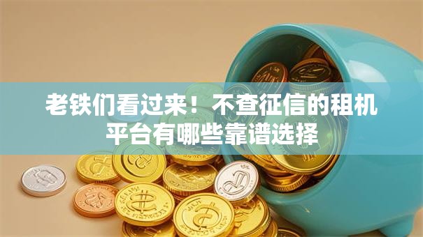 老铁们看过来！不查征信的租机平台有哪些靠谱选择