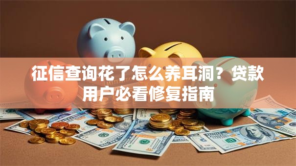 征信查询花了怎么养耳洞？贷款用户必看修复指南