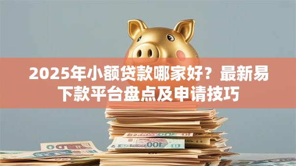 2025年小额贷款哪家好？最新易下款平台盘点及申请技巧