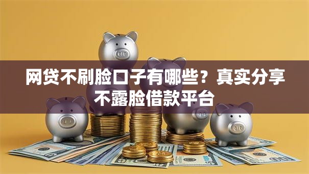 网贷不刷脸口子有哪些？真实分享不露脸借款平台