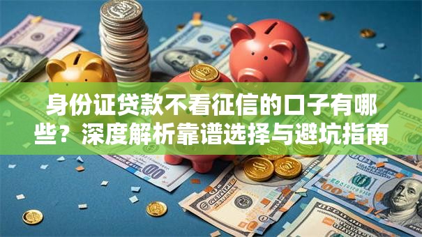 身份证贷款不看征信的口子有哪些？深度解析靠谱选择与避坑指南