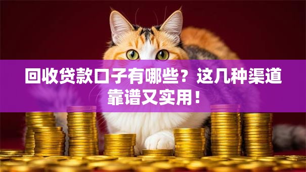回收贷款口子有哪些？这几种渠道靠谱又实用！