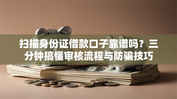 扫描身份证借款口子靠谱吗？三分钟搞懂审核流程与防骗技巧