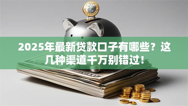 2025年最新贷款口子有哪些？这几种渠道千万别错过！