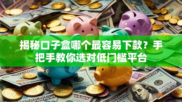 揭秘口子盒哪个最容易下款？手把手教你选对低门槛平台