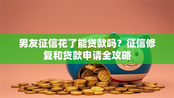 男友征信花了能贷款吗？征信修复和贷款申请全攻略