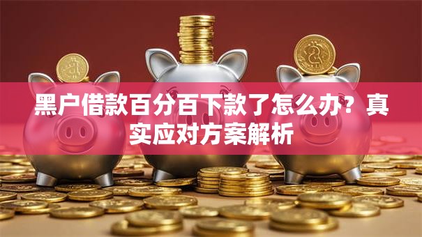 黑户借款百分百下款了怎么办？真实应对方案解析