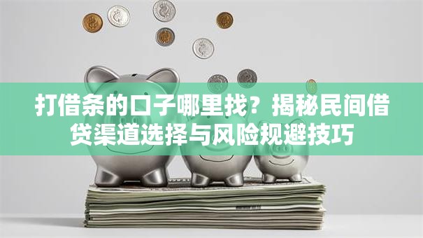 打借条的口子哪里找？揭秘民间借贷渠道选择与风险规避技巧