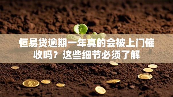 恒易贷逾期一年真的会被上门催收吗?这些细节必须了解 恒易贷逾期一年真的会被上门催收吗?这些细节必须了解