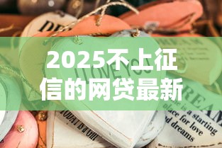 2025不上征信的网贷最新解析：这些隐藏细节你得懂！