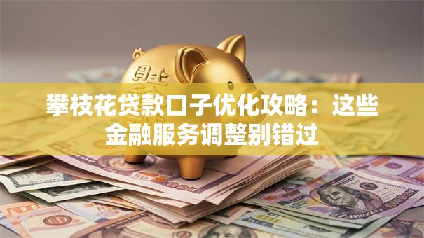 攀枝花贷款口子优化攻略：这些金融服务调整别错过