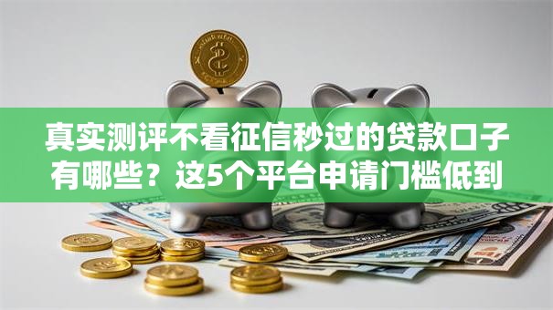 真实测评不看征信秒过的贷款口子有哪些？这5个平台申请门槛低到离谱！