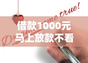 借款1000元马上放款不看征信？真实渠道测评+申请攻略