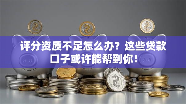 评分资质不足怎么办？这些贷款口子或许能帮到你！