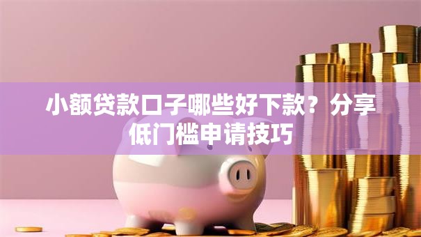 小额贷款口子哪些好下款？分享低门槛申请技巧