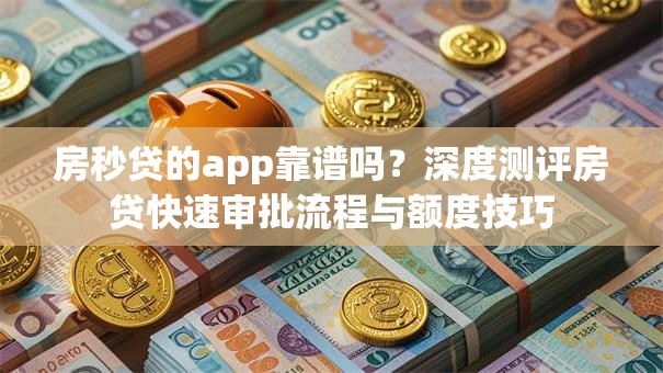 房秒贷的app靠谱吗？深度测评房贷快速审批流程与额度技巧