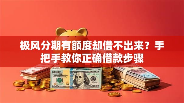 极风分期有额度却借不出来？手把手教你正确借款步骤
