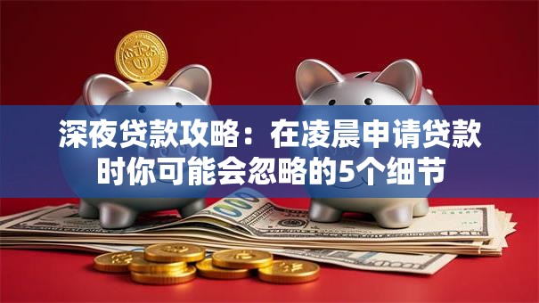 深夜贷款攻略：在凌晨申请贷款时你可能会忽略的5个细节