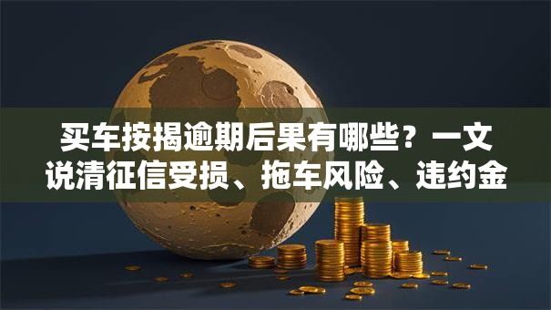 买车按揭逾期后果有哪些？一文说清征信受损、拖车风险、违约金压力