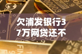 欠浦发银行37万网贷还不上?试试这些解决办法! 欠浦发银行37万网贷还不上?试试这些解决办法!