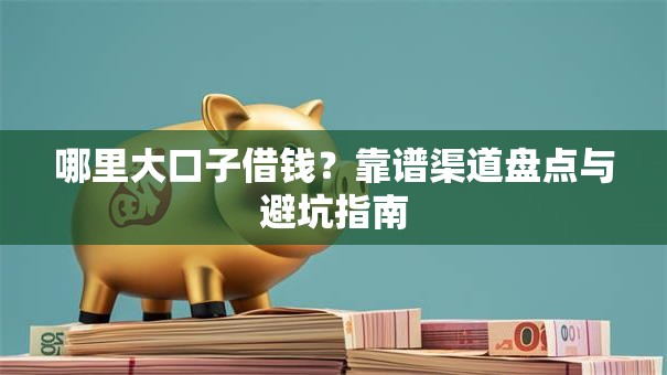 哪里大口子借钱？靠谱渠道盘点与避坑指南