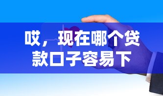 哎，现在哪个贷款口子容易下啊？这些平台审核快、门槛低！
