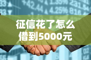 征信花了怎么借到5000元应急？这五个渠道实测有效