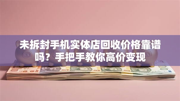 未拆封手机实体店回收价格靠谱吗？手把手教你高价变现