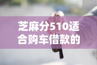 芝麻分510适合购车借款的平台推荐？这些渠道别错过！