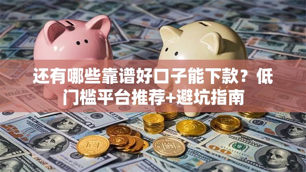 还有哪些靠谱好口子能下款？低门槛平台推荐+避坑指南
