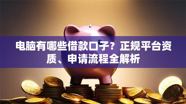 电脑有哪些借款口子？正规平台资质、申请流程全解析