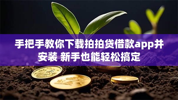 手把手教你下载拍拍贷借款app并安装 新手也能轻松搞定