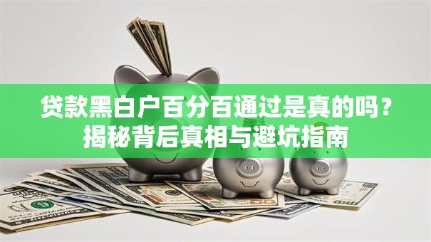 贷款黑白户百分百通过是真的吗？揭秘背后真相与避坑指南