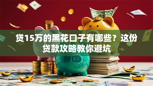 贷15万的黑花口子有哪些？这份贷款攻略教你避坑