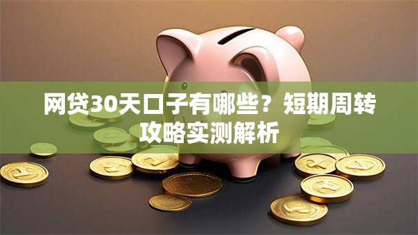 网贷30天口子有哪些？短期周转攻略实测解析