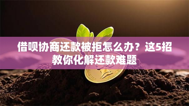 借呗协商还款被拒怎么办？这5招教你化解还款难题