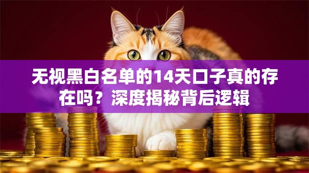 无视黑白名单的14天口子真的存在吗？深度揭秘背后逻辑