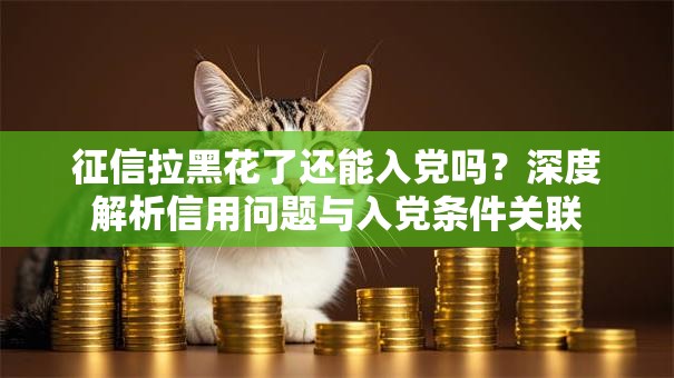 征信拉黑花了还能入党吗？深度解析信用问题与入党条件关联