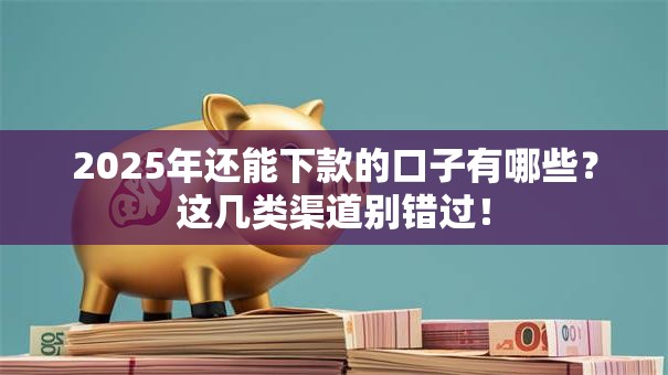 2025年还能下款的口子有哪些？这几类渠道别错过！