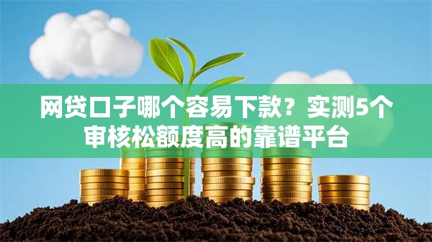 网贷口子哪个容易下款？实测5个审核松额度高的靠谱平台