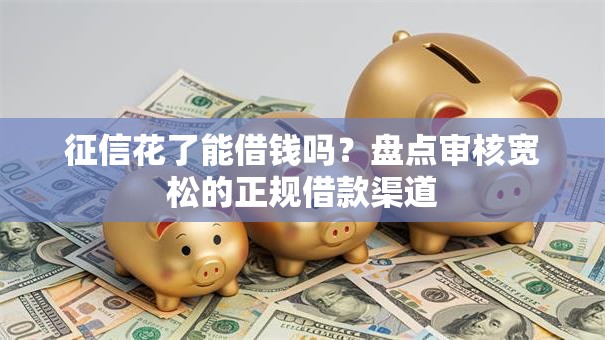 征信花了能借钱吗？盘点审核宽松的正规借款渠道