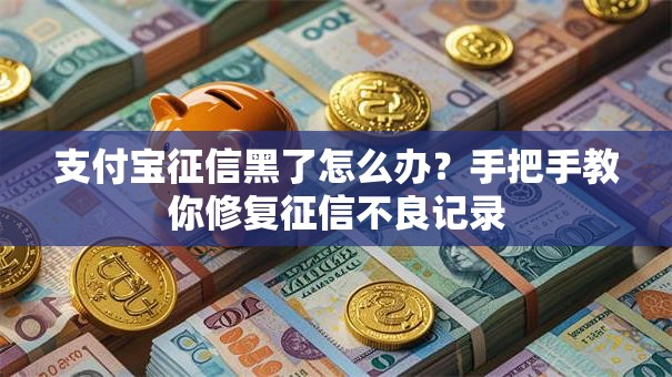 支付宝征信黑了怎么办？手把手教你修复征信不良记录