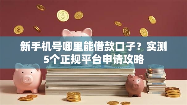 新手机号哪里能借款口子？实测5个正规平台申请攻略