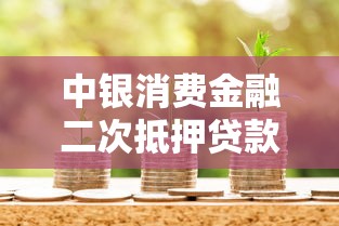 中银消费金融二次抵押贷款怎么办理？这些隐藏优势必须知道