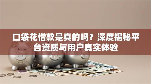口袋花借款是真的吗？深度揭秘平台资质与用户真实体验