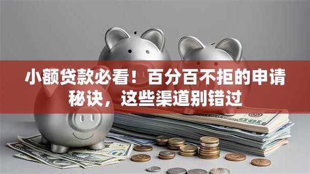 小额贷款必看！百分百不拒的申请秘诀，这些渠道别错过
