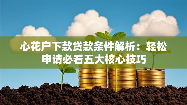 心花户下款贷款条件解析：轻松申请必看五大核心技巧