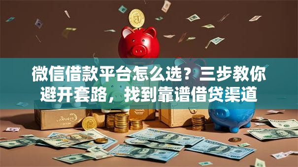 微信借款平台怎么选？三步教你避开套路，找到靠谱借贷渠道